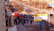 Полиция перекрыла дорогу в центре Актау из-за подозрительной коробки