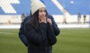 Футболист сделал предложение своей девушке во время матча в Павлодаре