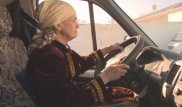 Бабушка за рулем "Газели" занимается частными перевозками в Мангистау