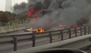 Вертолет упал на автодорогу в Стамбуле, пять человек погибли