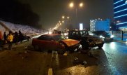 Серия массовых ДТП в Алматы: столкнулись более 40 машин