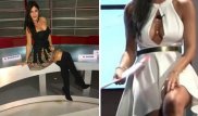 Итальянская ведущая устроила случайный стриптиз в прямом эфире