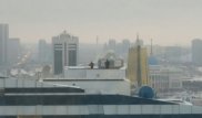 Дети на крыше высотки в центре Астаны напугали горожан