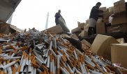 Крупная подпольная фабрика в ЮКО производила до 500 000 поддельных сигарет в день