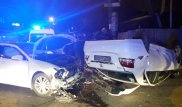 ДТП с "перевертышем" в Алматы: водитель чудом остался жив