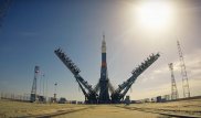 С космодрома Байконур стартовал транспортный пилотируемый корабль "Союз МС-04"
