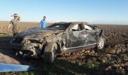 Лихач заснял собственное ДТП на трассе в Казахстане
