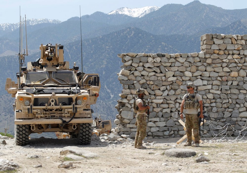 Военные США охраняют район Ачин в провинции Нангархар ©Reuters