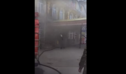Пожар в крупном магазине в Костанае взял в плен 8 человек