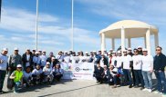 Молодежь группы компаний РД КМГ провела субботник на побережье Каспия