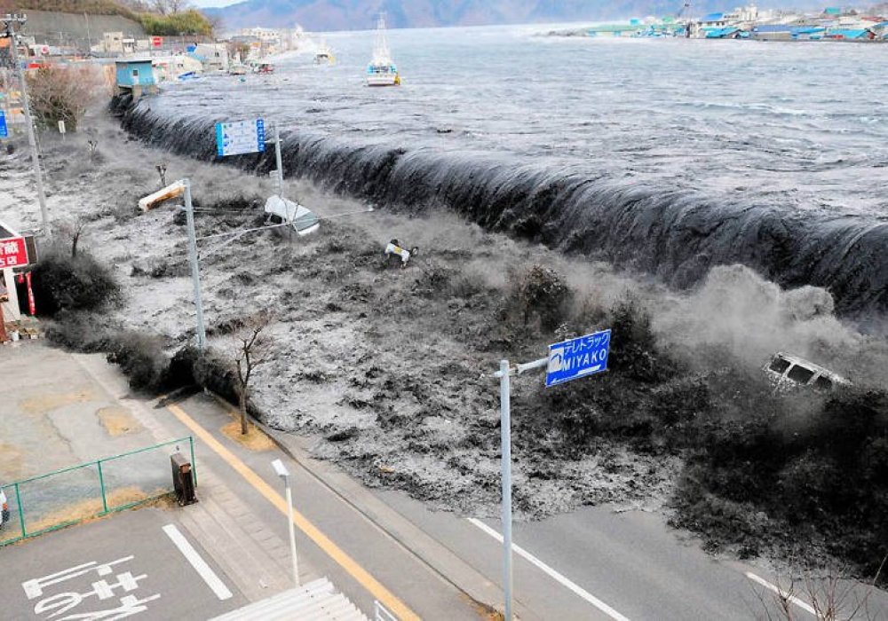 Последствия землетрясения у берегов Японии. © The Asahi Shimbun