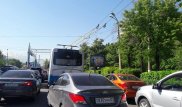 17 троллейбусов встали в Алматы из-за отсутствия напряжения