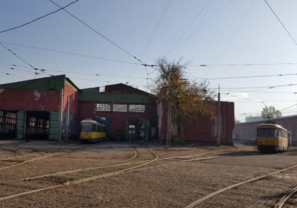 Трамвайное депо в Алматы. Фото с сайта yvision.kz