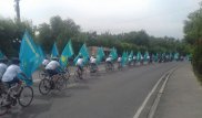 С "казуса" началось празднование 25-летия госсимволов в Шымкенте