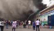 Из-за пожара на СТО полностью сгорело авто в Алматы