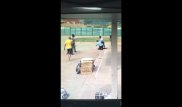 Убийство в "Хоргосе" попало на камеры наблюдения