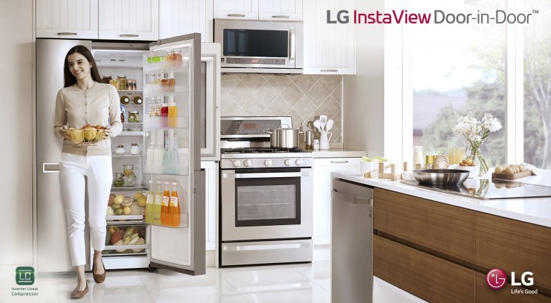 Холодильник InstaView от LG Electronics: выбор тех, кому важен комфорт