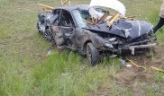 Жуткое ДТП на трассе Тобол - Рудный: автомобиль пробил ограждение