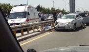 ДТП в Алматы, из-за которого девушке ампутировали обе ноги, попало на видео