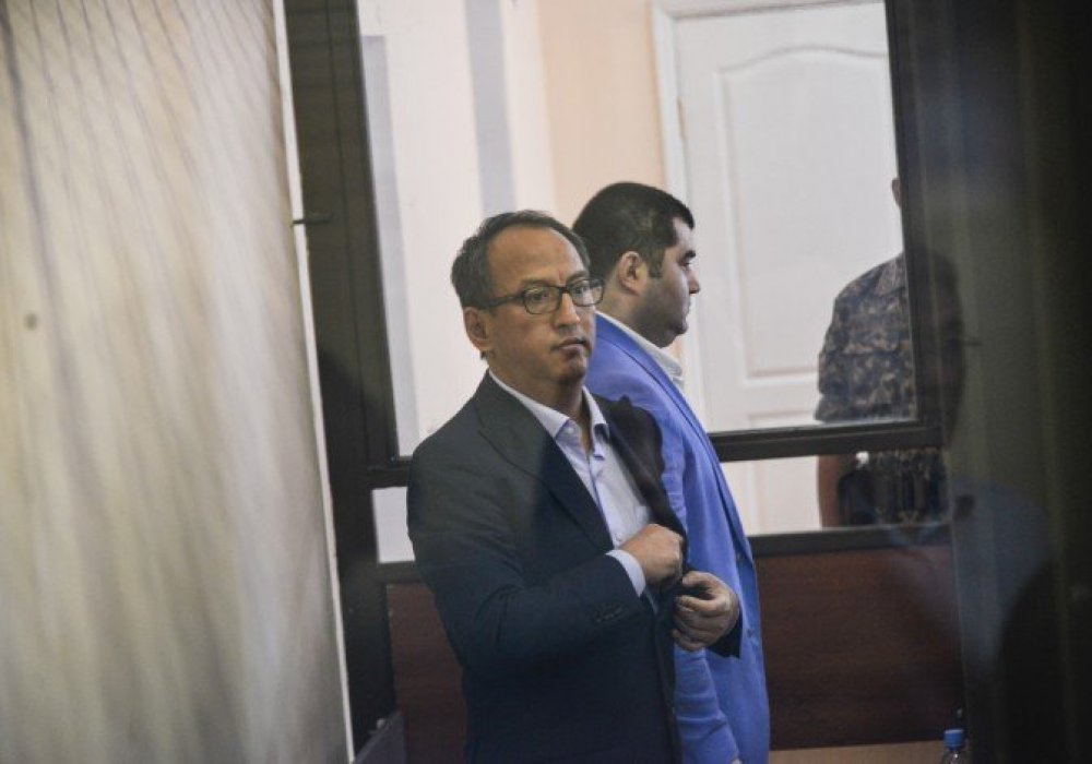 Кайрат Жамалиев в зале суда. © Tengrinews.kz 