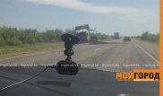 На трассе в ЗКО сгорел большегруз