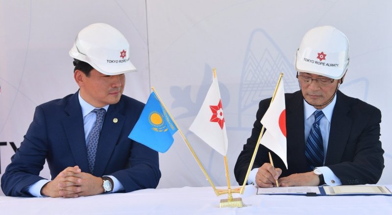 Японская транснациональная корпорация открывает новый завод в Алматы