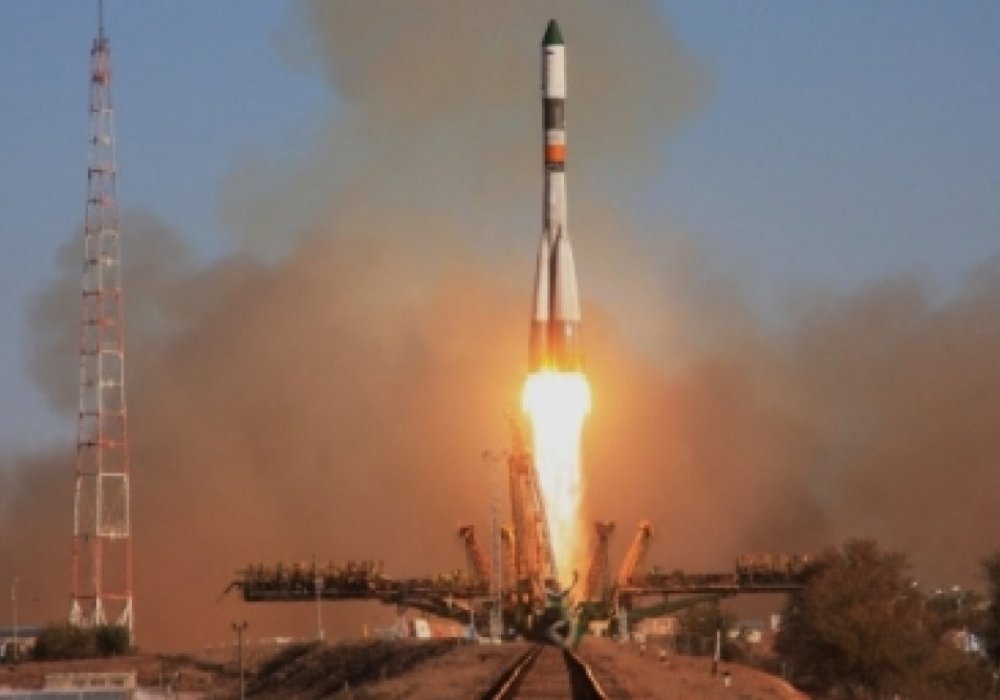 С Байконура запустили ракету "Союз-2.1а" с 73 спутниками