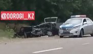 Кортеж в Жамбылской области попал в ДТП: 3 человека погибли