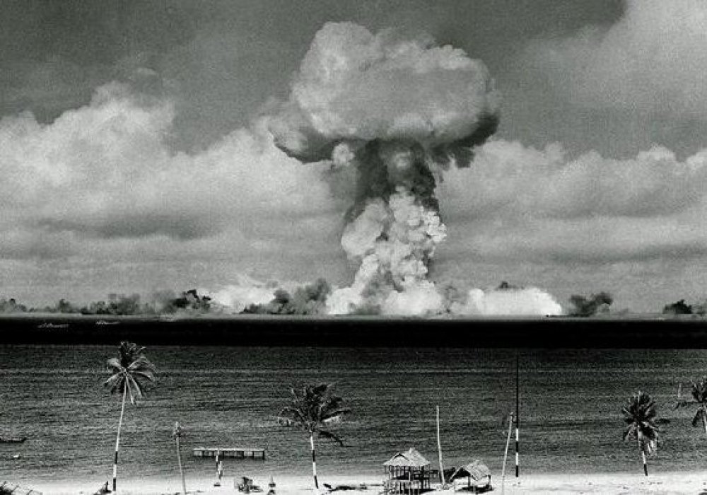 Атомный взрыв на атолле Бикини. © wikipedia.org 