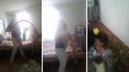 Полиция Талгара нашла женщину из видео, бросившую ребенка на пол