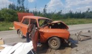 Жуткое ДТП на трассе в Костанайской области: Водитель уснул за рулем