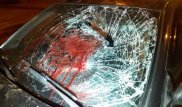 Кровавая авария в Алматы: Мопед на полном ходу на повороте врезался в легковушку
