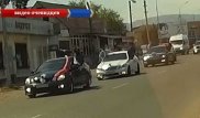 Очередной свадебный кортеж "отличился" на дорогах Каскелена