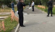 Появилось видео ликвидации напавшего на прохожих в Сургуте