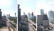 Дым в центре Астаны: Пожарные выехали к ЖК "Нурсая"