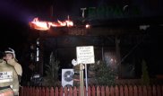 Донерная сгорела в Алматы