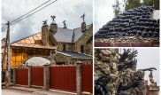 Бизнесмен построил дом, вселяющий ужас в соседей: "Из забора "полезли" руки и черепа"