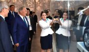 Павильон Кореи представил Президенту Казахстана Нурсултану Назарбаеву умные энергетические решения