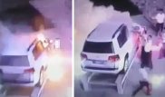 В Капшагайском казино подожгли элитное авто
