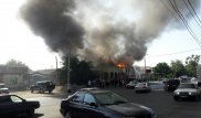 Популярная чайхана сильно горит в Таразе