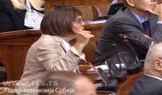Главу парламента Сербии довели до слез