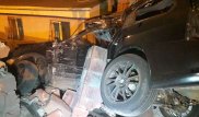 В Алматы водитель Subaru влетел в забор и скончался на месте