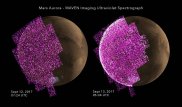Зафиксировано крупнейшее сияние на Марсе