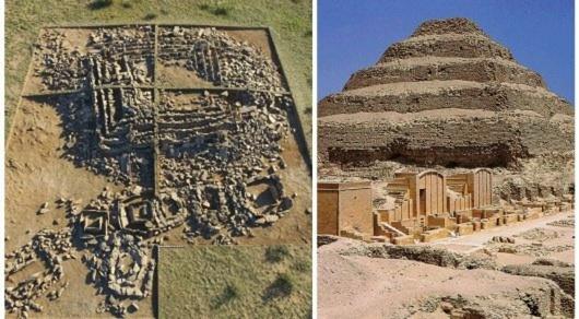 "Бегазинская пирамида" и пирамида фараона Джосера