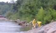 Из озера в Миннесоте вытащили существо, похожее на русалку