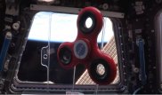 Астронавты показали на МКС космические трюки со спиннером