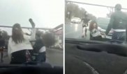 Видео ожесточенной драки парня с четырьмя девушками в Атырау попало в Сеть