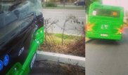 Купленный на госсредства автобус ЛиАЗ разбили в первые дни поездок в Алматы