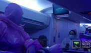Пассажиров рейса Бангкок - Алматы напугали люди в противочумных костюмах