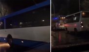 Очереди из автобусов за дизтопливом попали на видео в Павлодаре